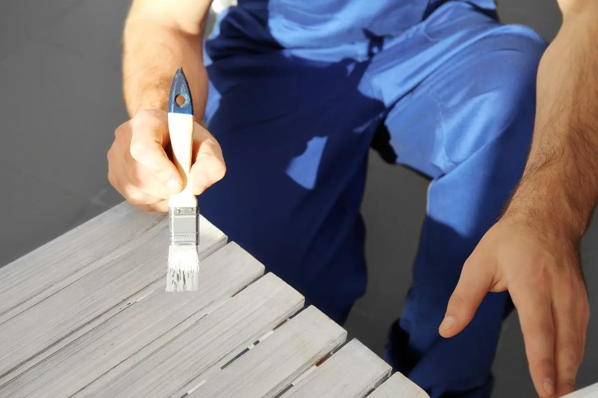 peinture mobilier douche